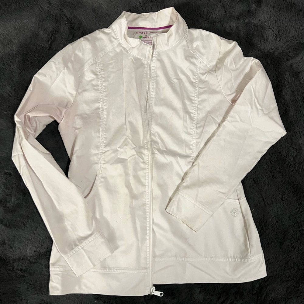 White Scrub Jacket